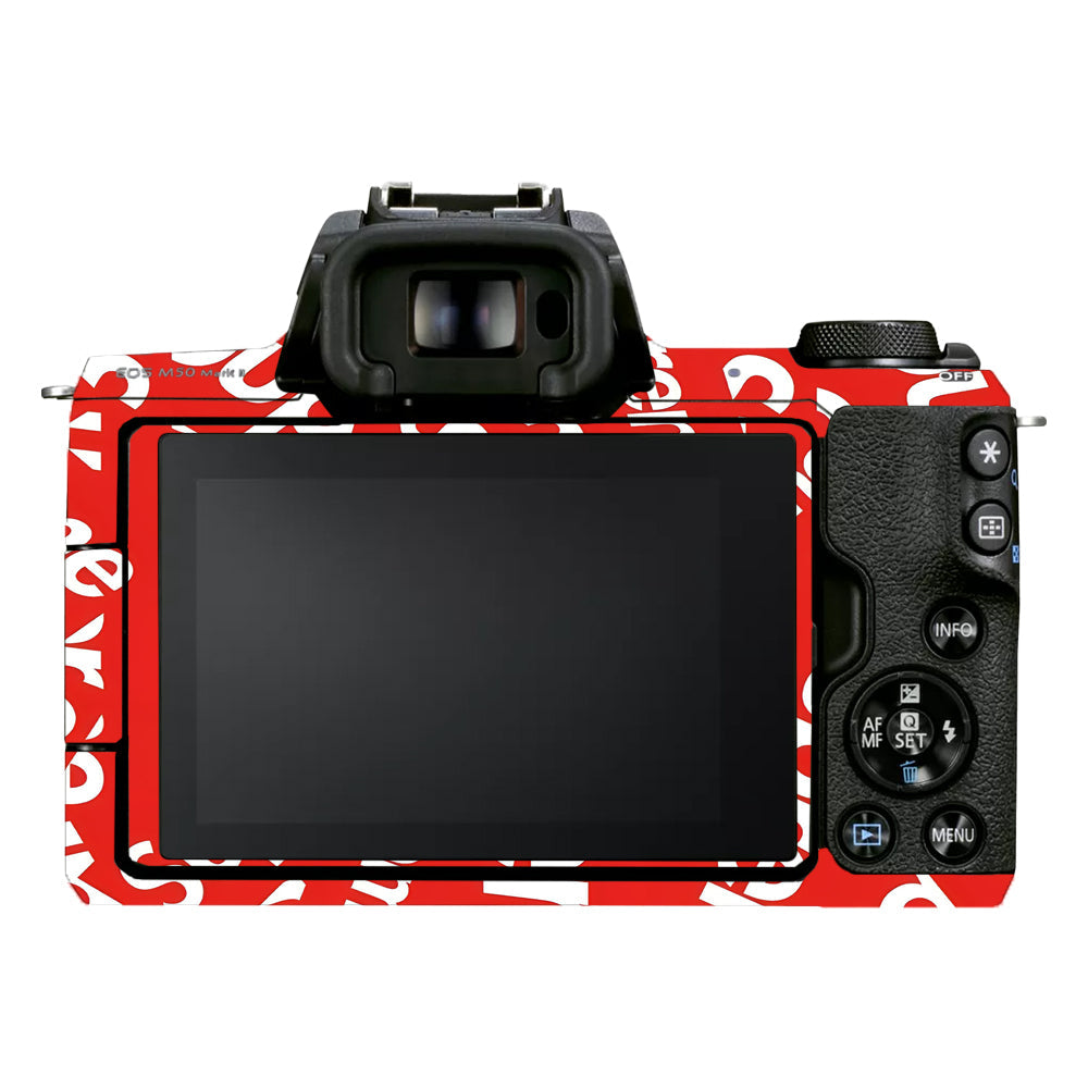 Supreme Red Canon EOS M50 Mark II Camera Skins
