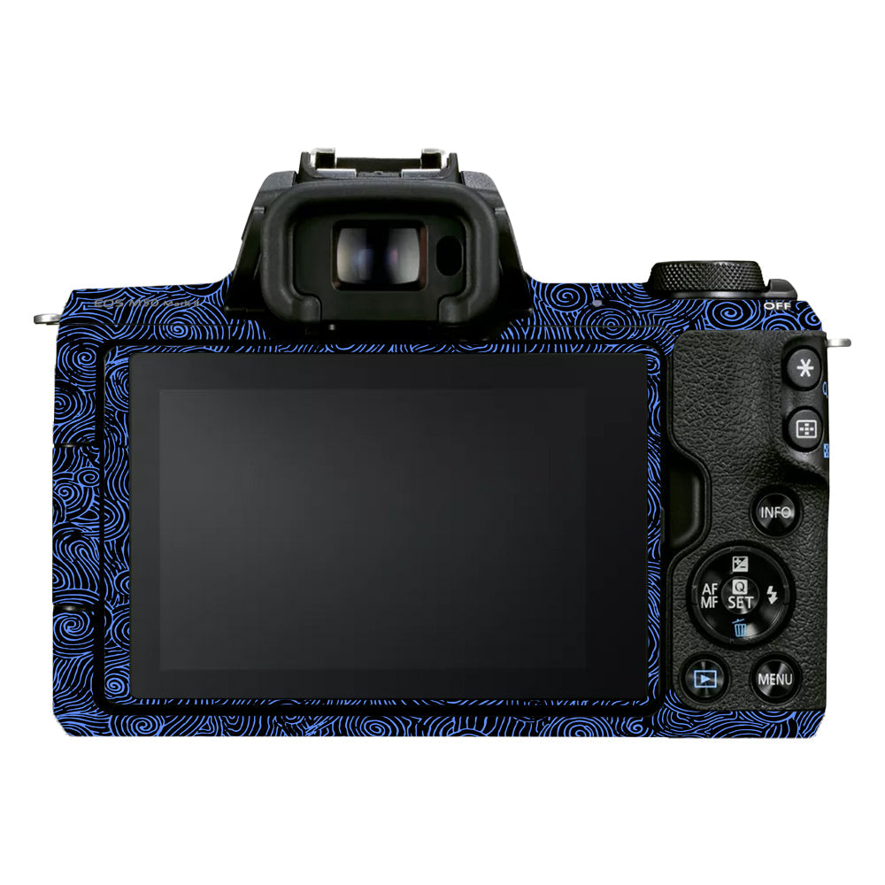 Blue Spirals Canon EOS M50 Mark II Camera Skins