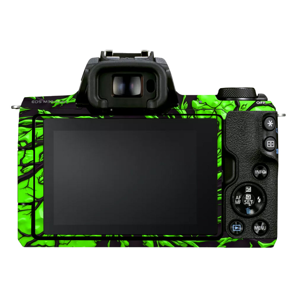 Venom Green Canon EOS M50 Mark II Camera Skins