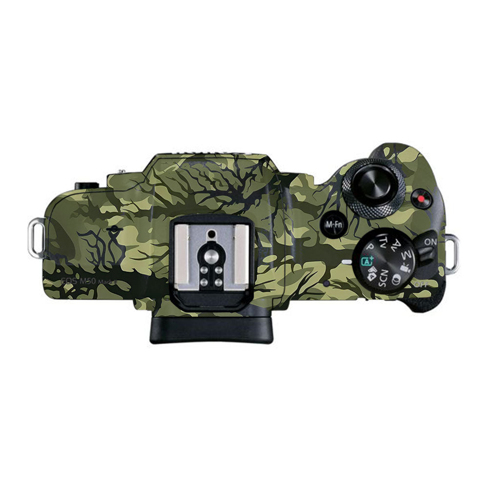 Green Tangled Vines Canon EOS M50 Mark II Camera Skins