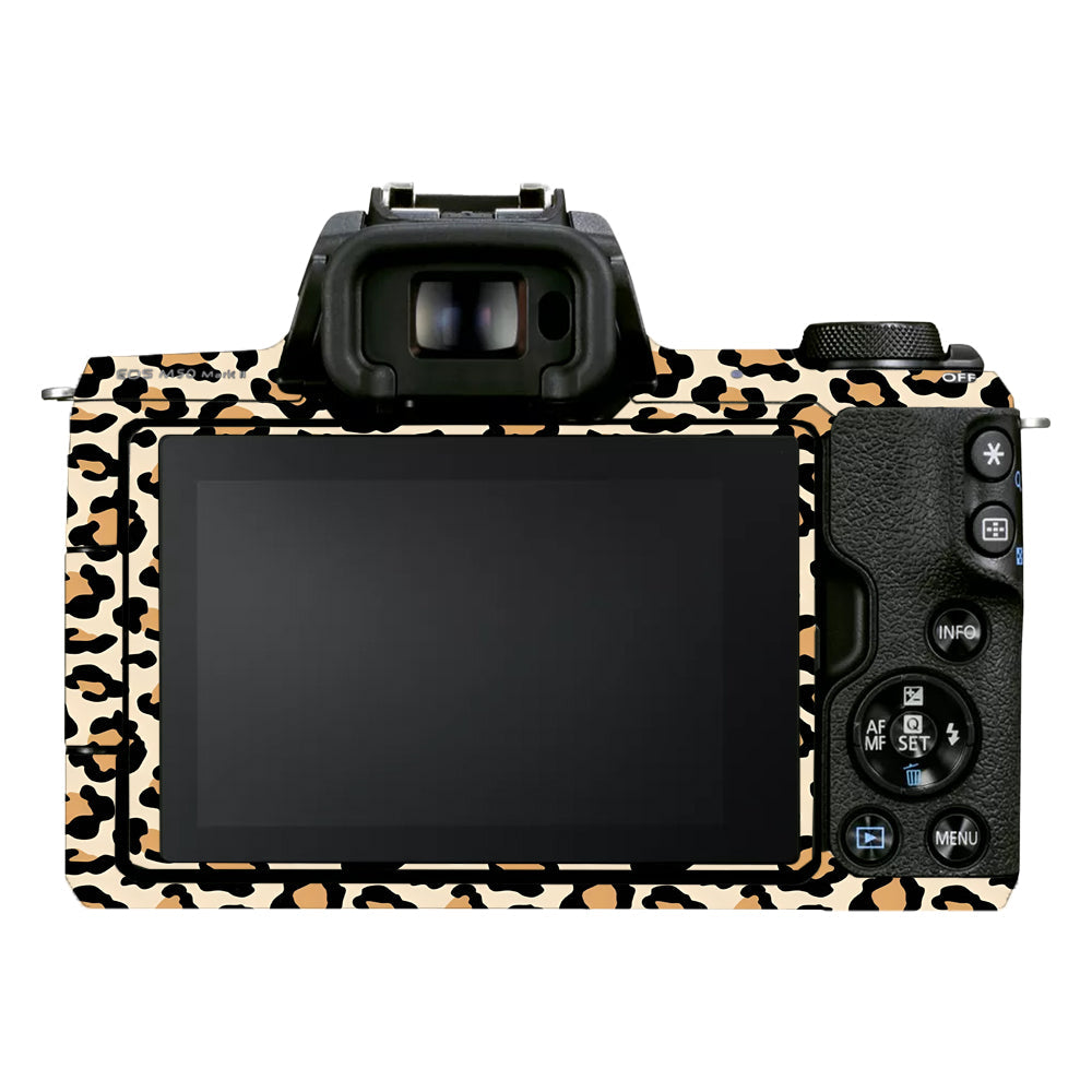 Sandy Leopard Spots Canon EOS M50 Mark II Camera Skins