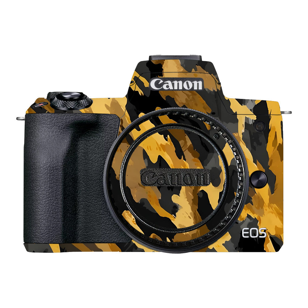 Camo Tiger Blend Canon EOS M50 Mark II Camera Skins