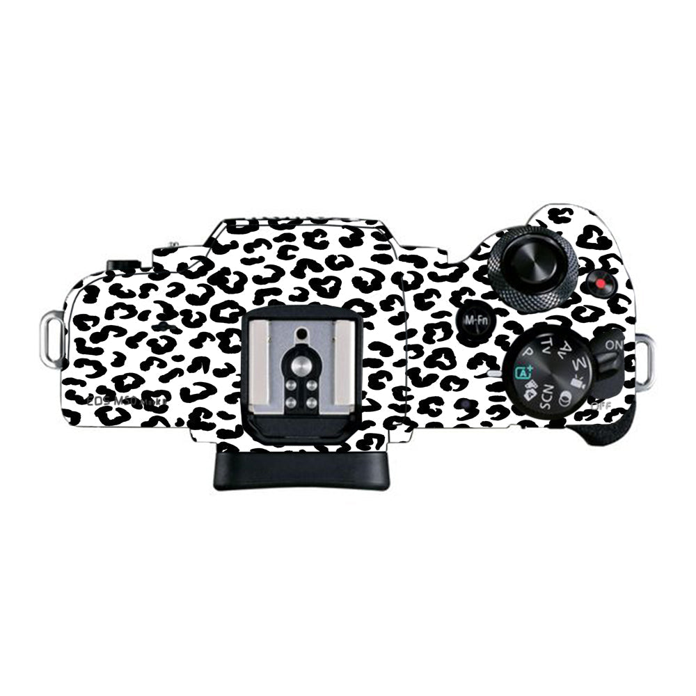 White Leopard Canon EOS M50 Mark II Camera Skins