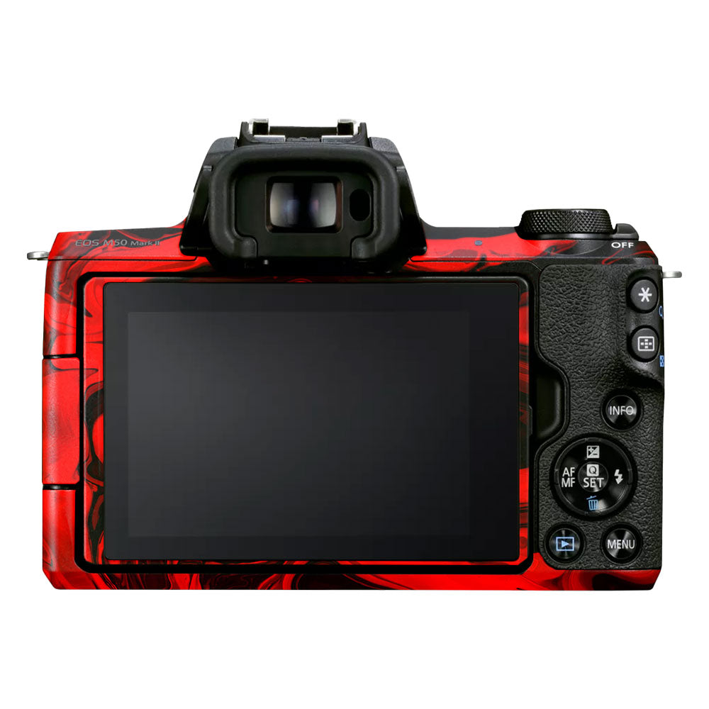 Red Lava Flow Canon EOS M50 Mark II Camera Skin