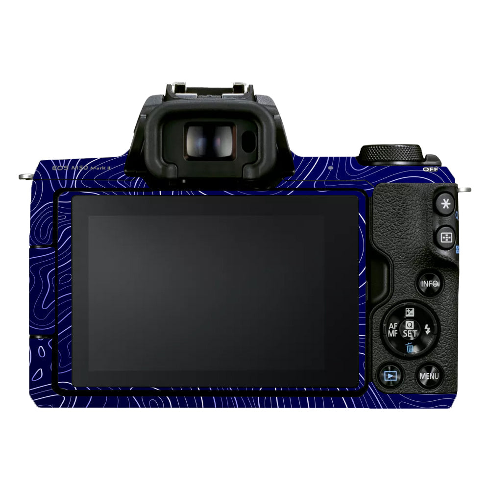 Deep Blue Contour Canon EOS M50 Mark II Camera Skins