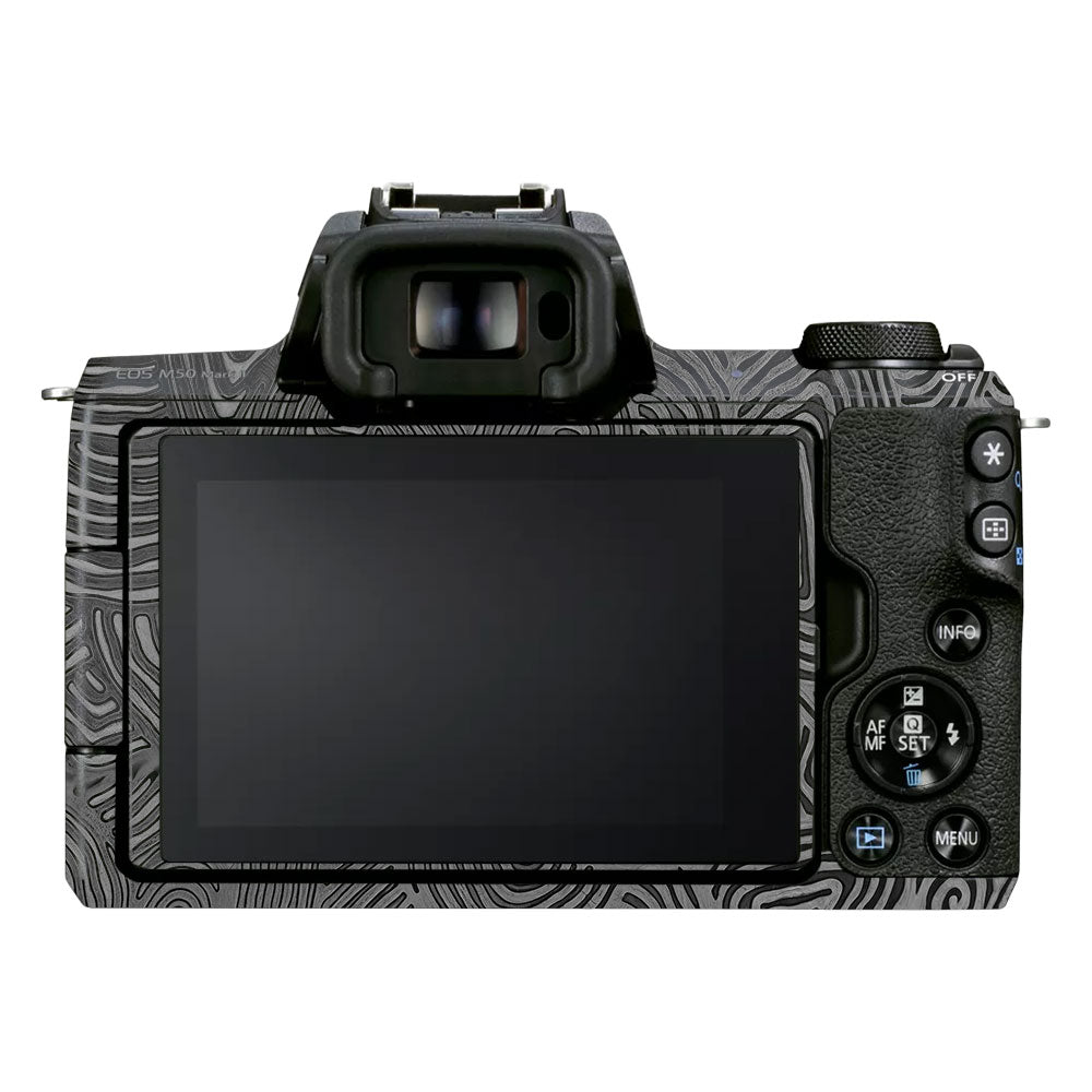 Monochrome Line Maze Canon EOS M50 Mark II Camera Skin
