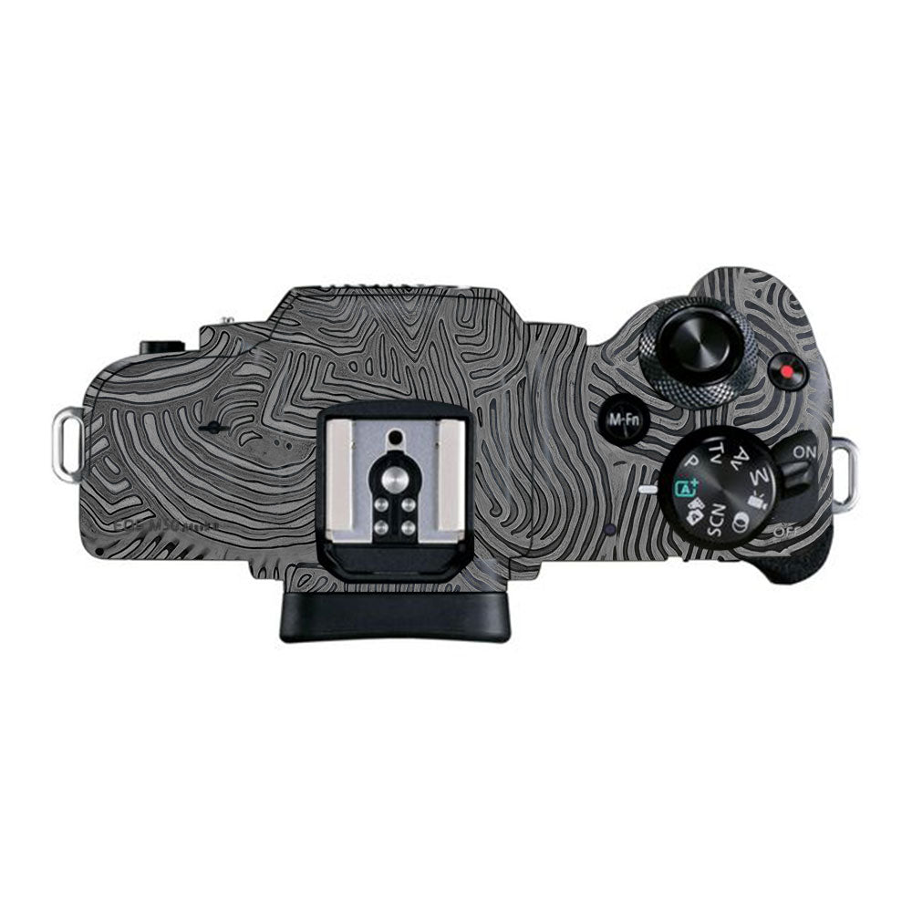 Monochrome Line Maze Canon EOS M50 Mark II Camera Skin