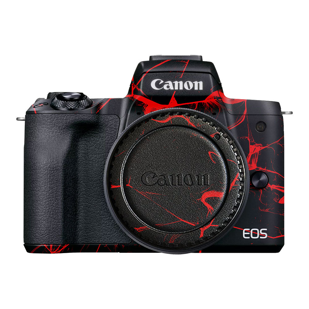 Red Neural Grid Canon EOS M50 Mark II Camera Skin