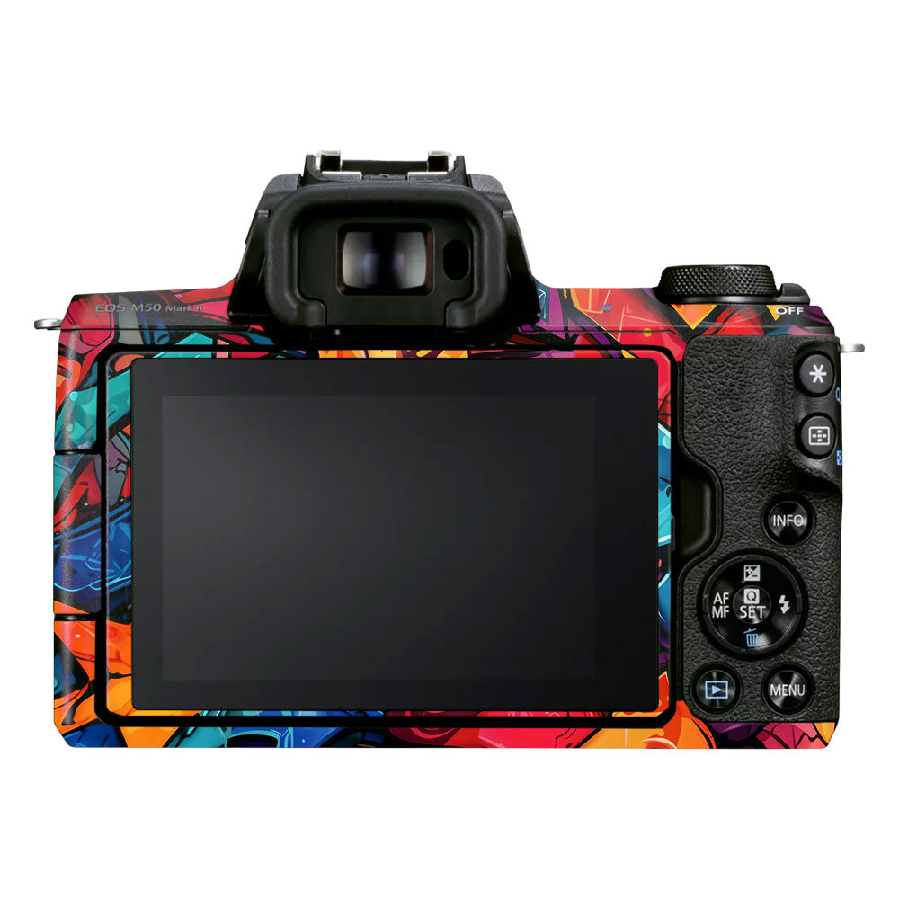 Urban Graffiti Explosion Canon EOS M50 Mark II Camera Skin