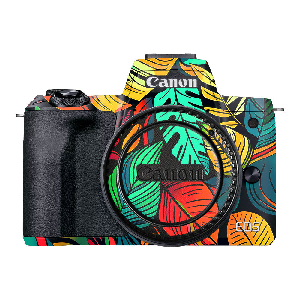 Tropical Jungle Leaves Canon EOS M50 Mark II Camera Skin