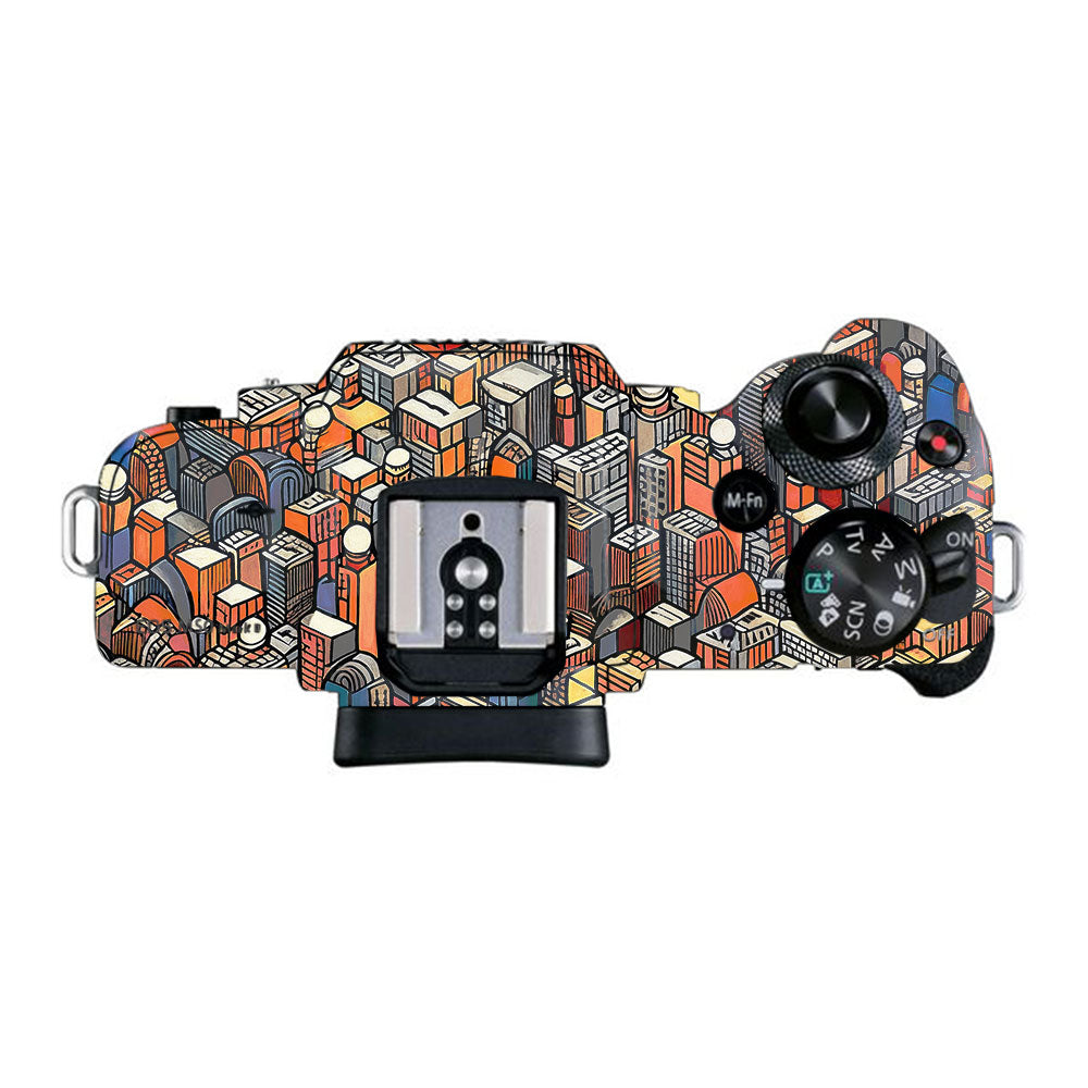 Isometric Cityscape Canon EOS M50 Mark II Camera Skin