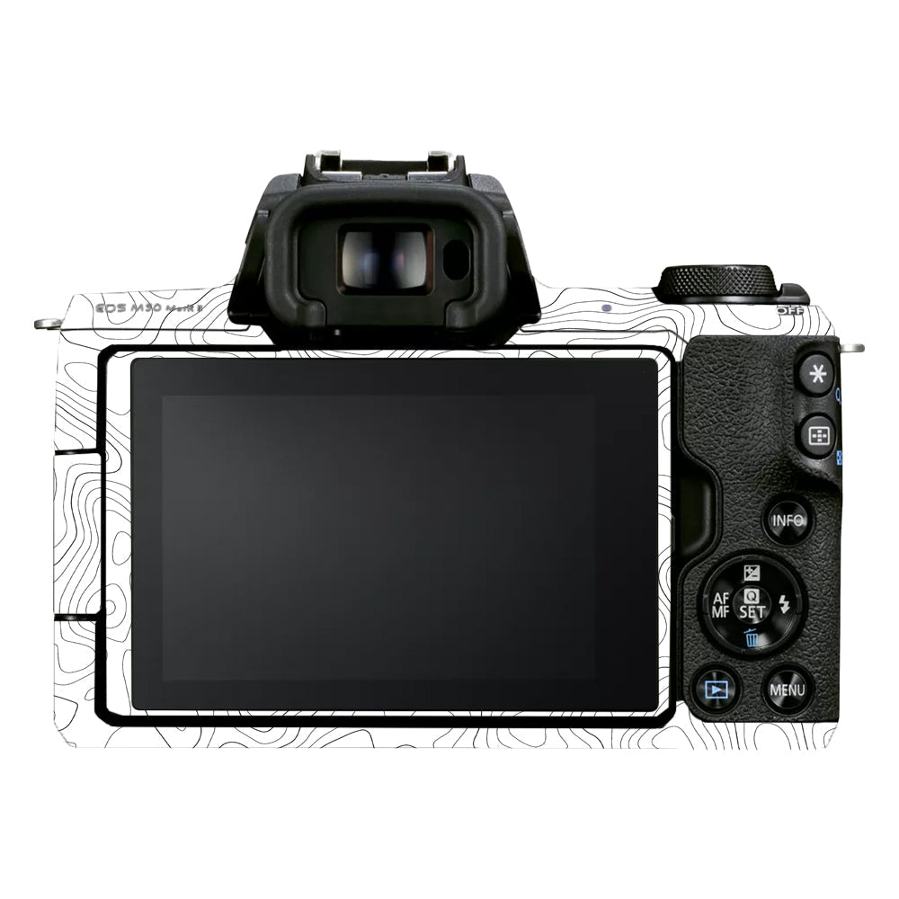 White Contour Design Canon EOS M50 Mark II Camera Skins