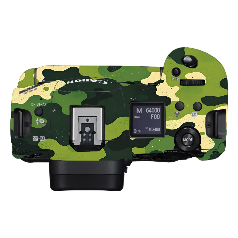 Camouflage Pattern Canon EOS R3 Camera Skins