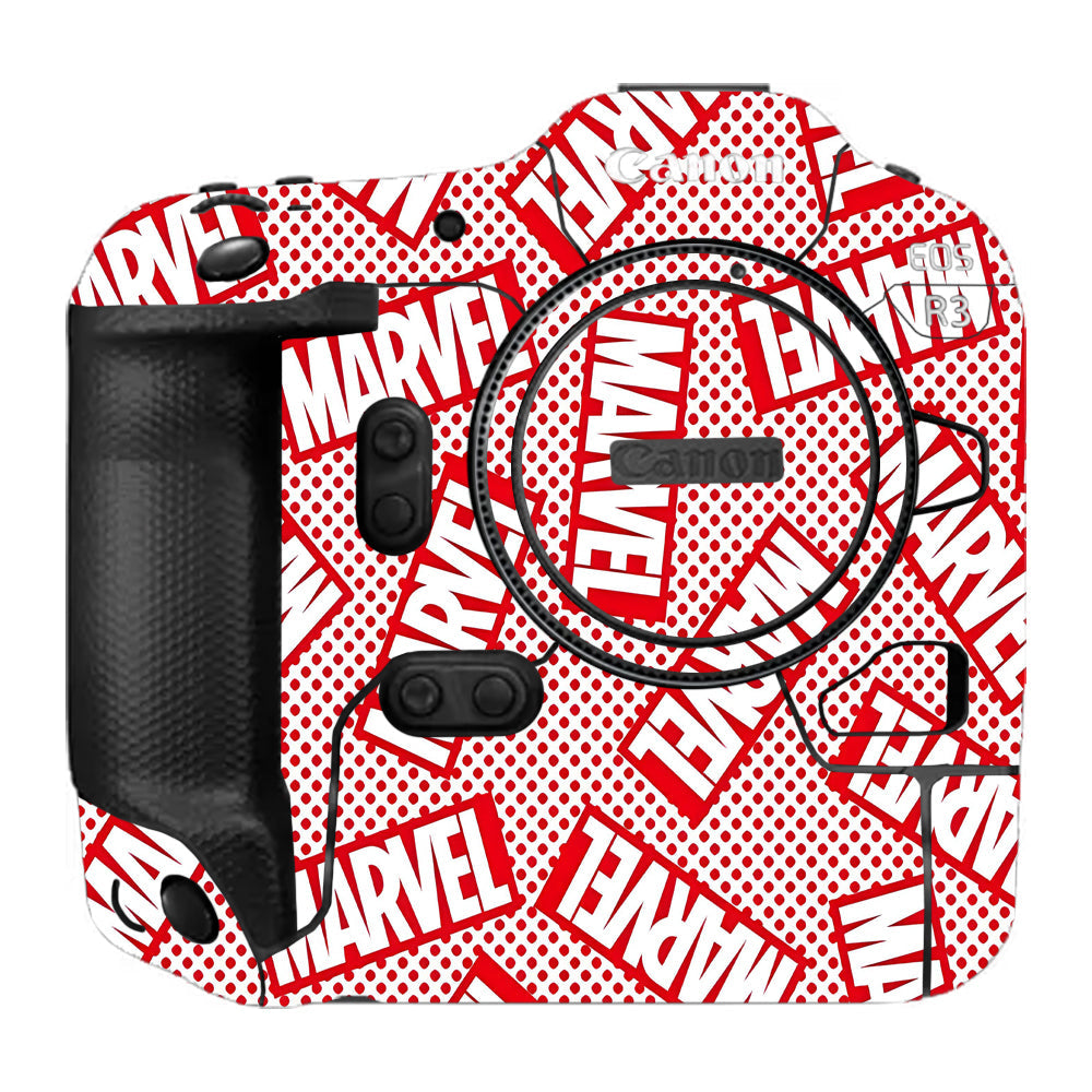 Marvel Comics Canon EOS R3 Camera Skins