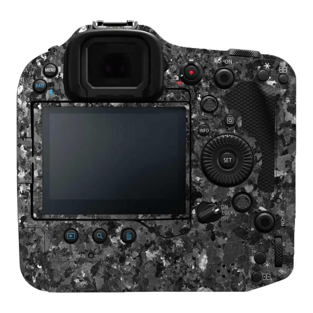 Black Granite Canon EOS R3 Camera Skins