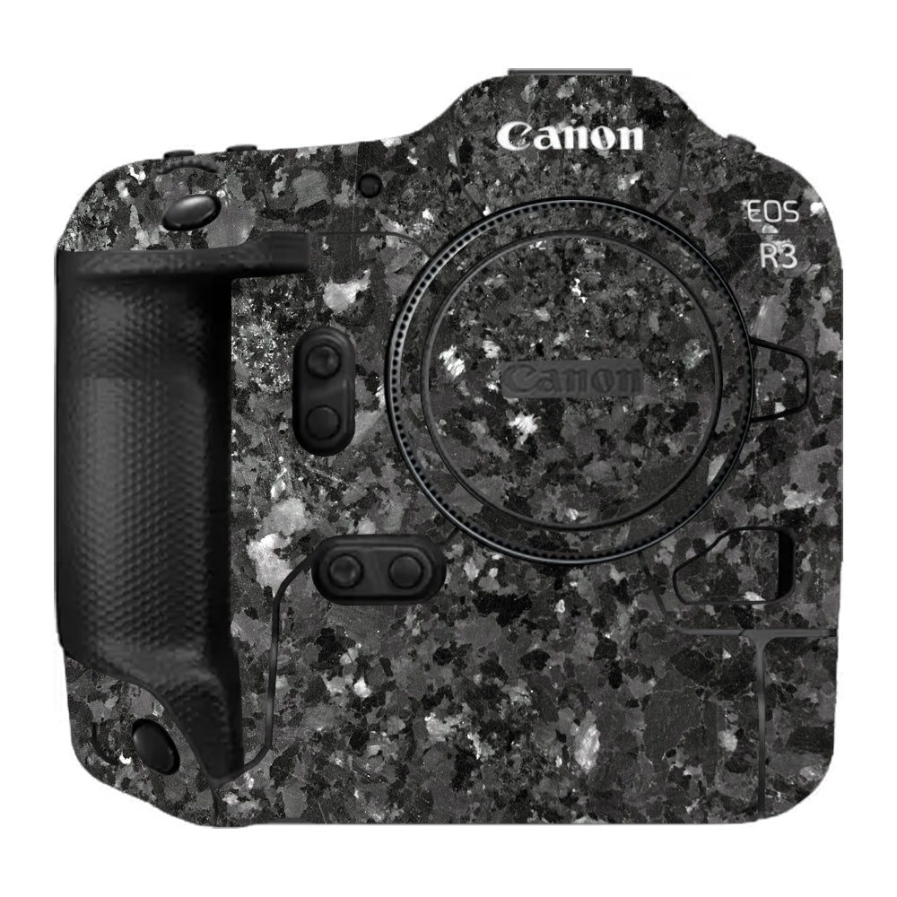 Black Granite Canon EOS R3 Camera Skins
