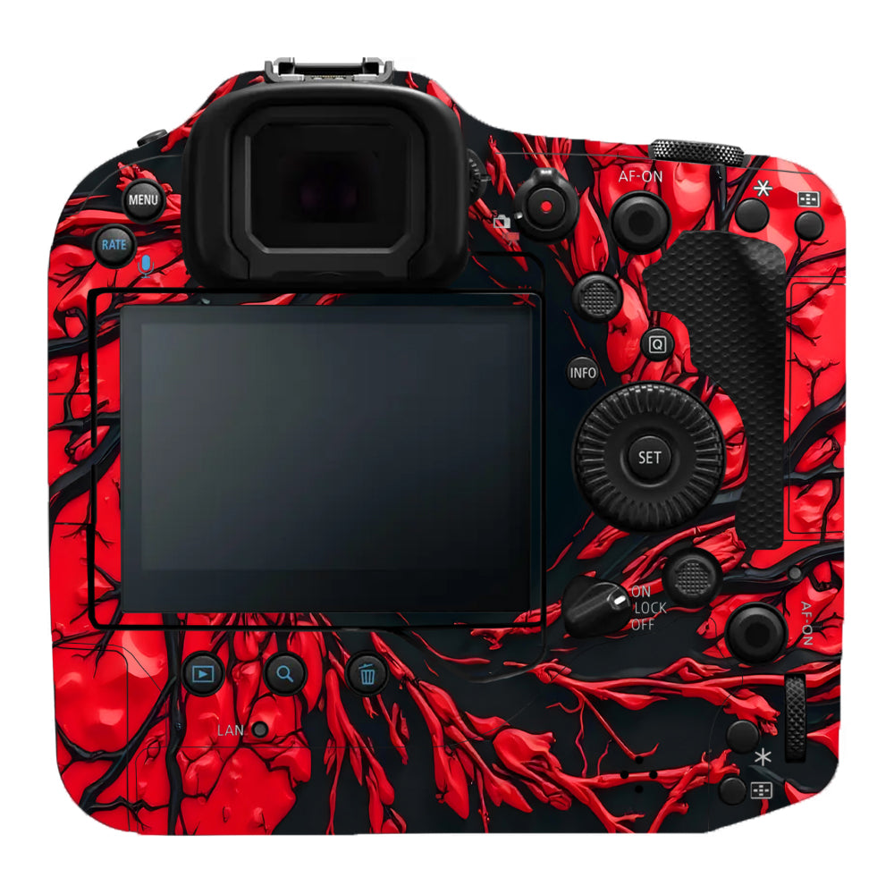 Venom Red Canon EOS R3 Camera Skins