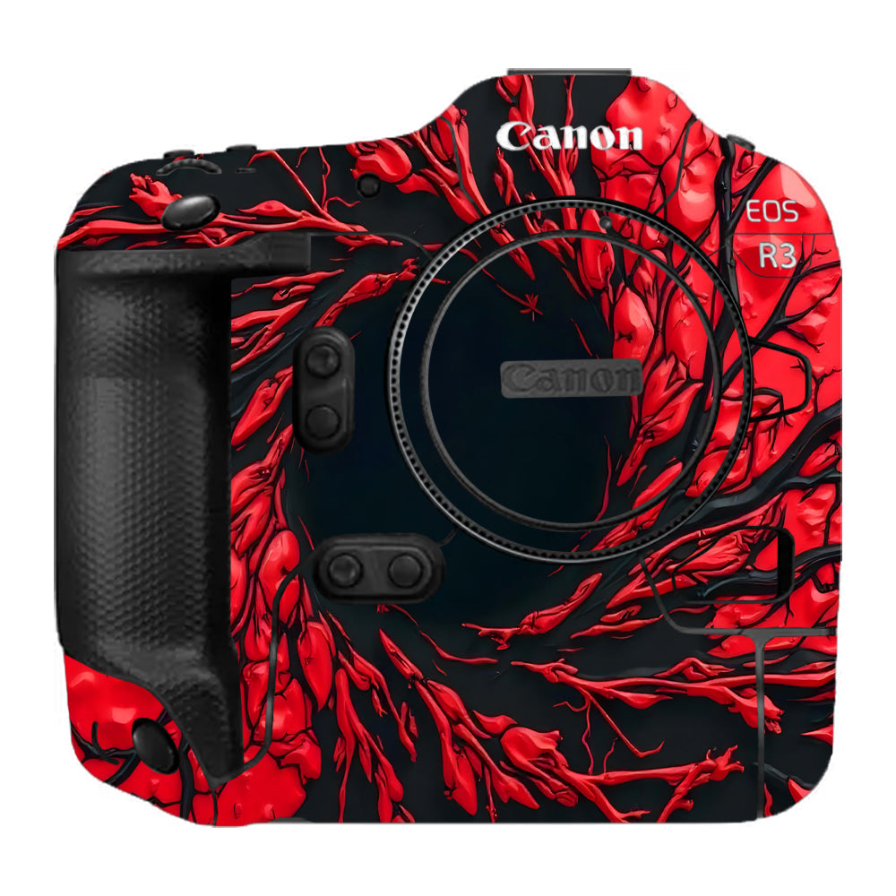 Venom Red Canon EOS R3 Camera Skins