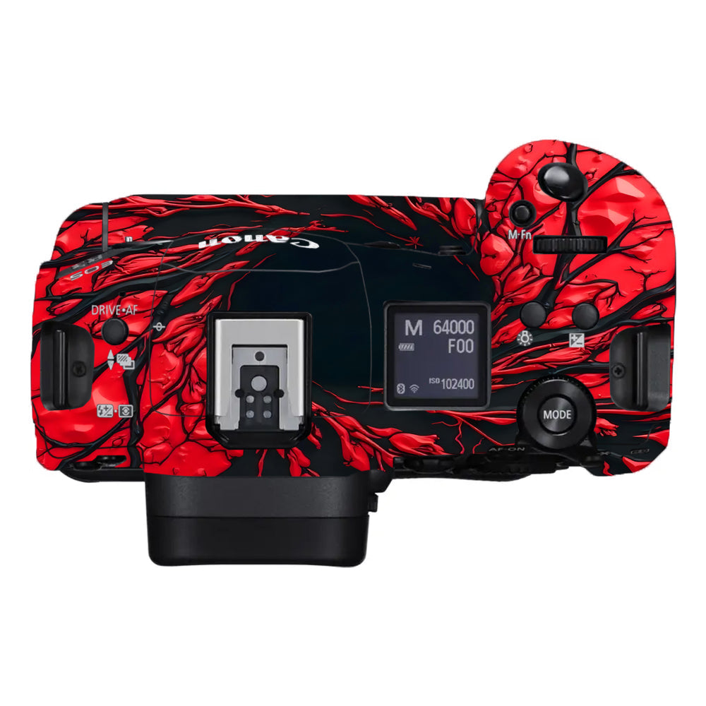 Venom Red Canon EOS R3 Camera Skins