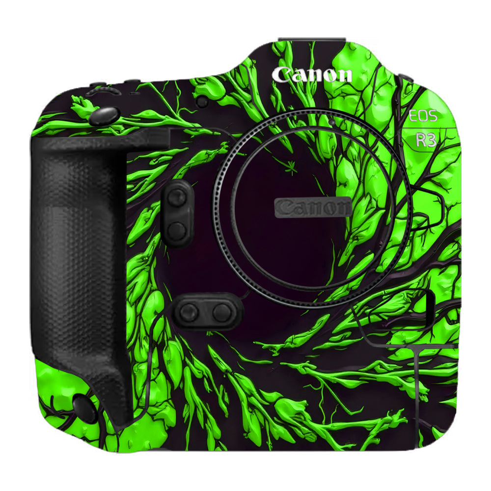Venom Green Canon EOS R3 Camera Skins
