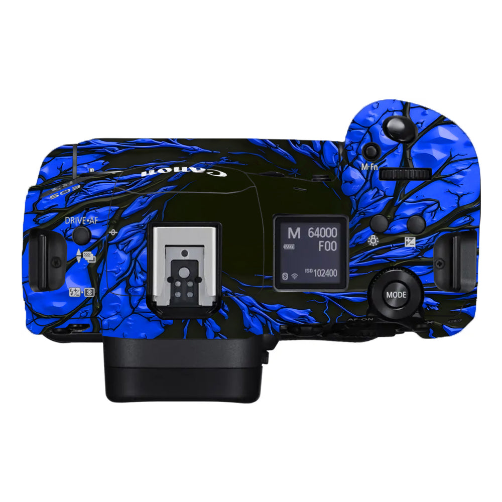 Venom Blue Canon EOS R3 Camera Skins