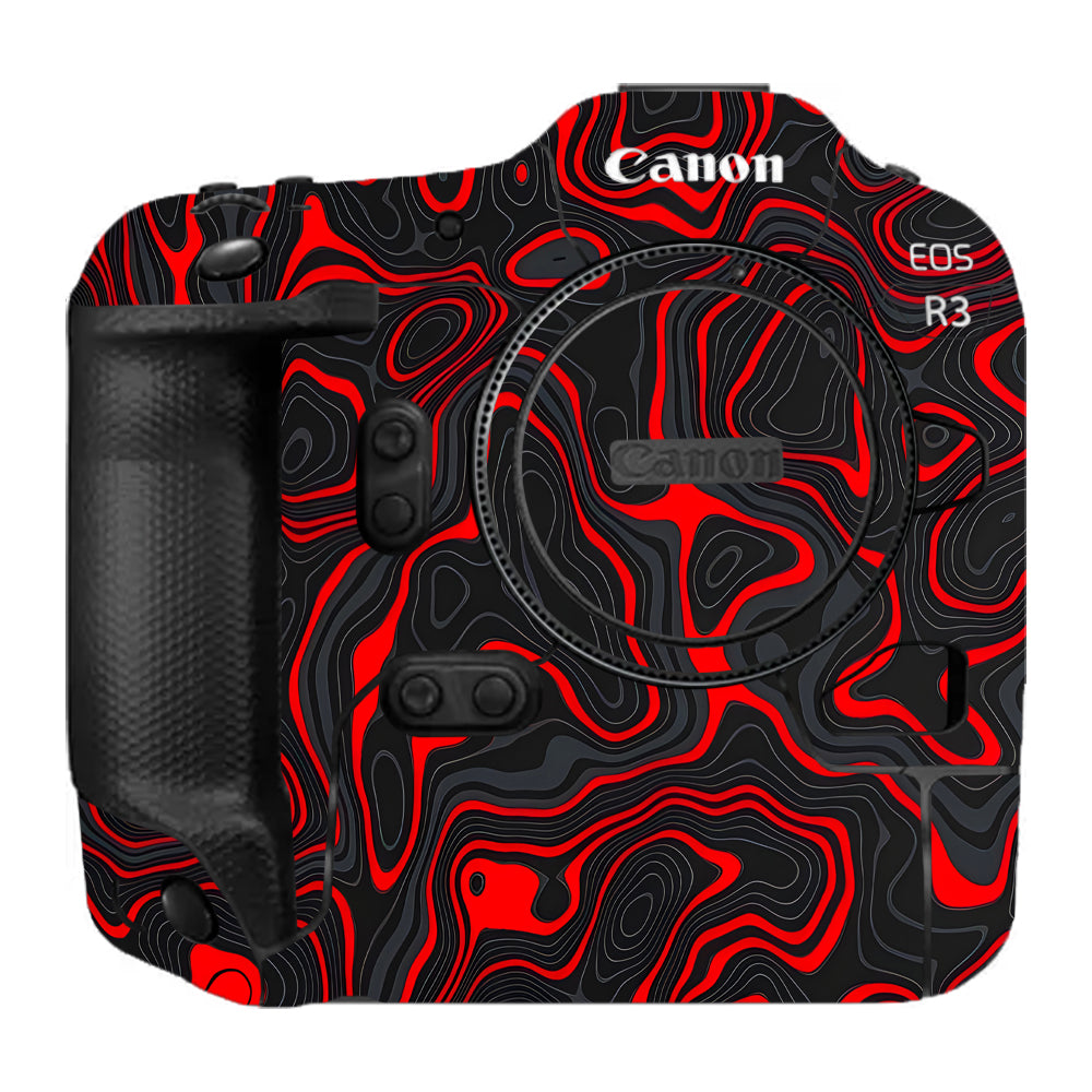 Crimson Waves Canon EOS R3 Camera Skins