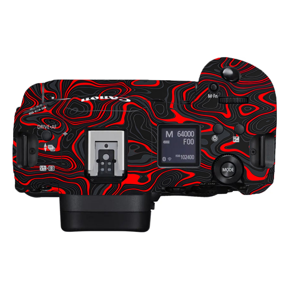 Crimson Waves Canon EOS R3 Camera Skins