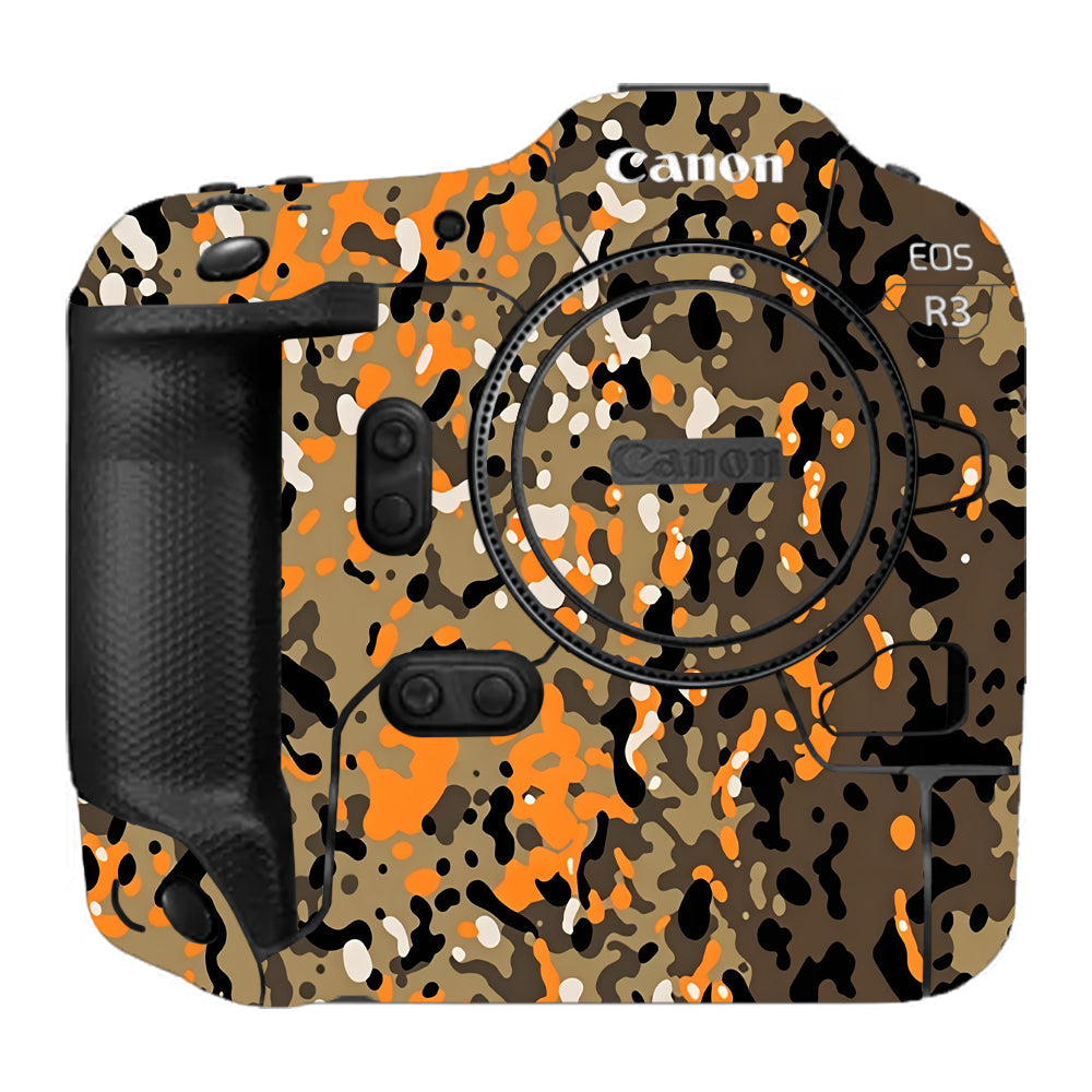 Orange Brown Spot  Canon EOS R3 Camera Skins