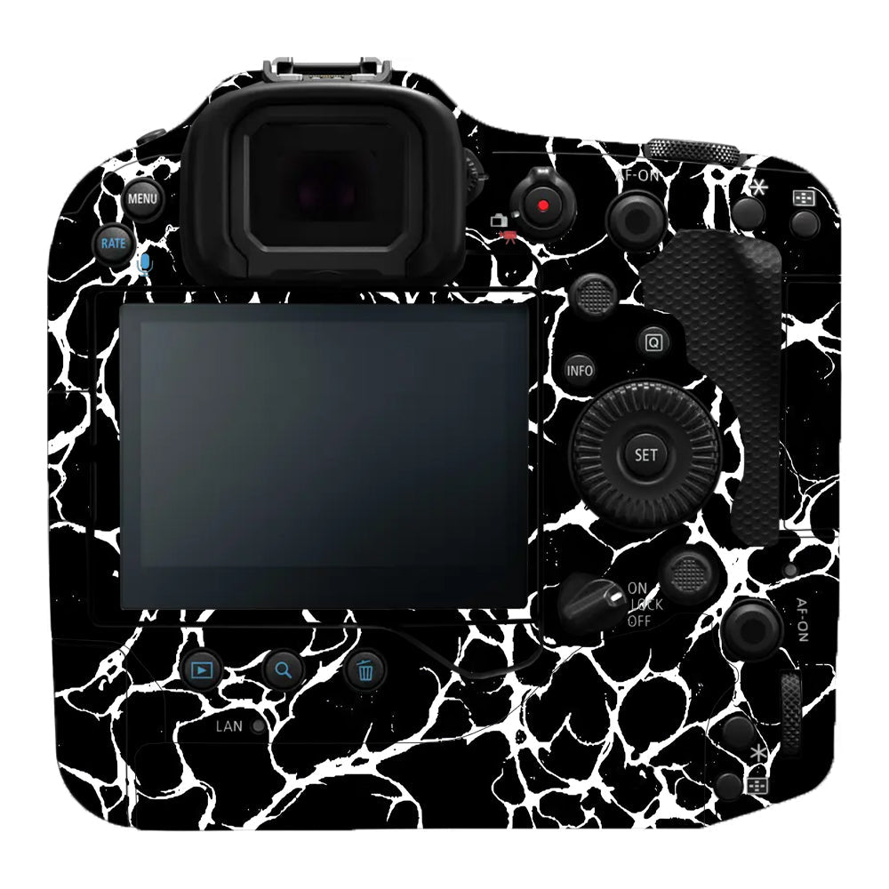 White Web Canon EOS R3 Camera Skins