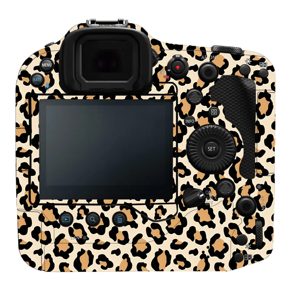 Sandy Leopard Spots Canon EOS R3 Camera Skins