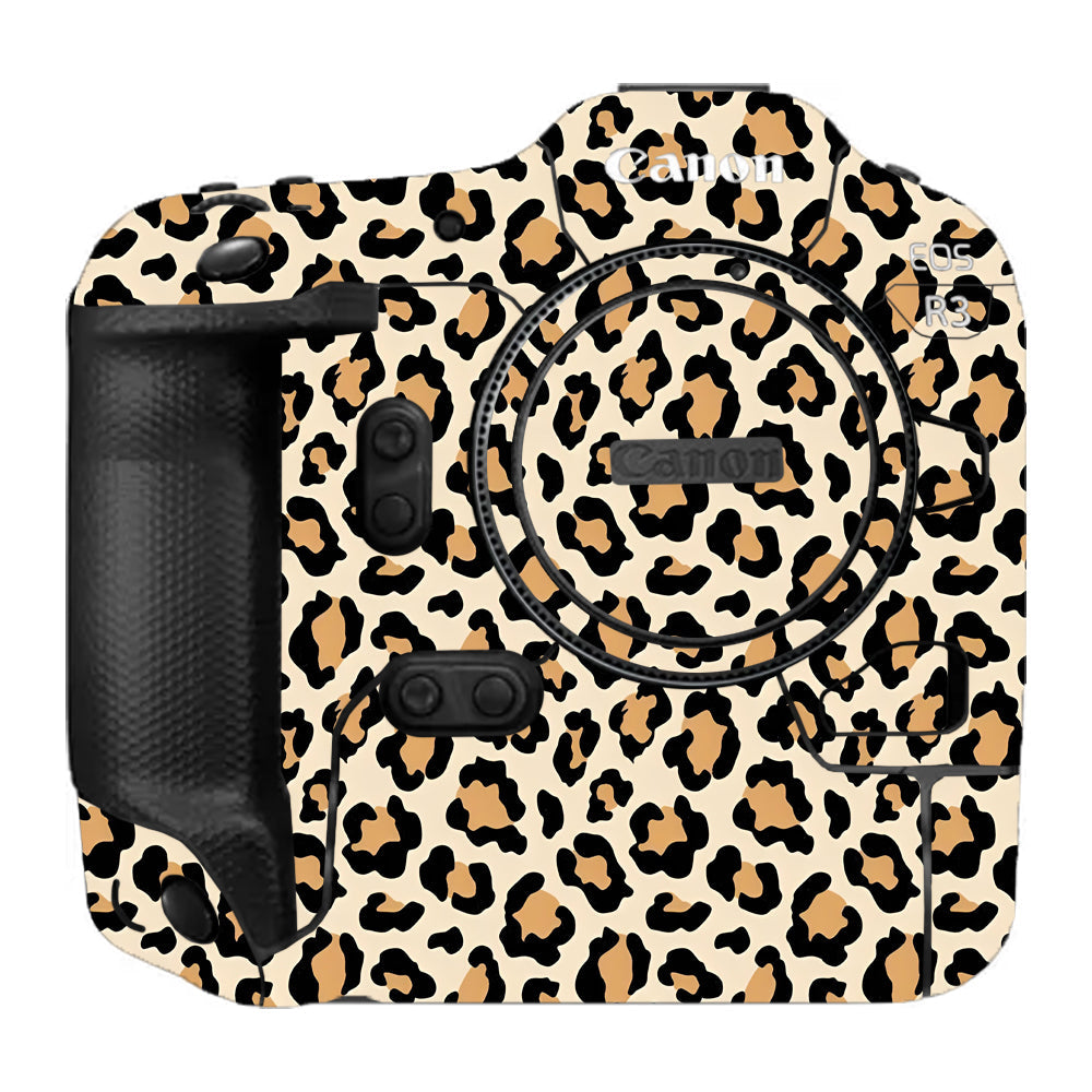 Sandy Leopard Spots Canon EOS R3 Camera Skins