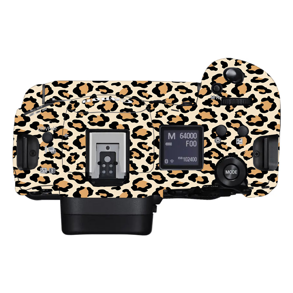 Sandy Leopard Spots Canon EOS R3 Camera Skins