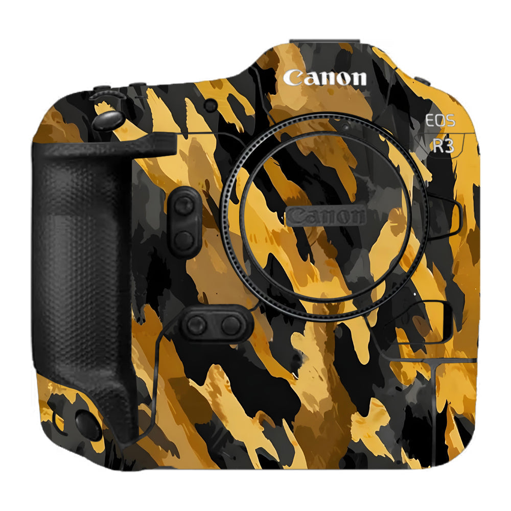 Camo Tiger Blend Canon EOS R3 Camera Skins
