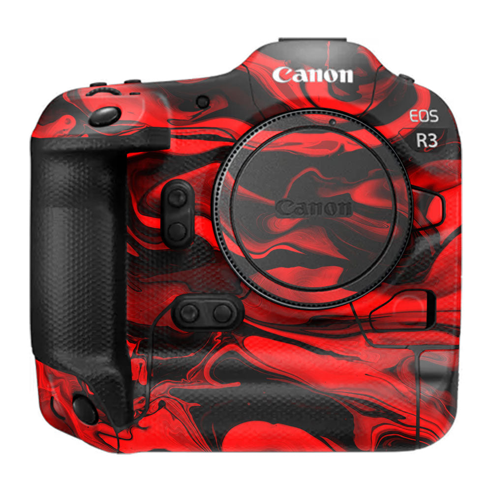 Red Lava Flow Canon EOS R3 Camera Skin