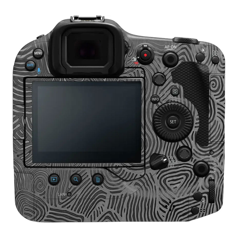 Monochrome Line Maze Canon EOS R3 Camera Skin