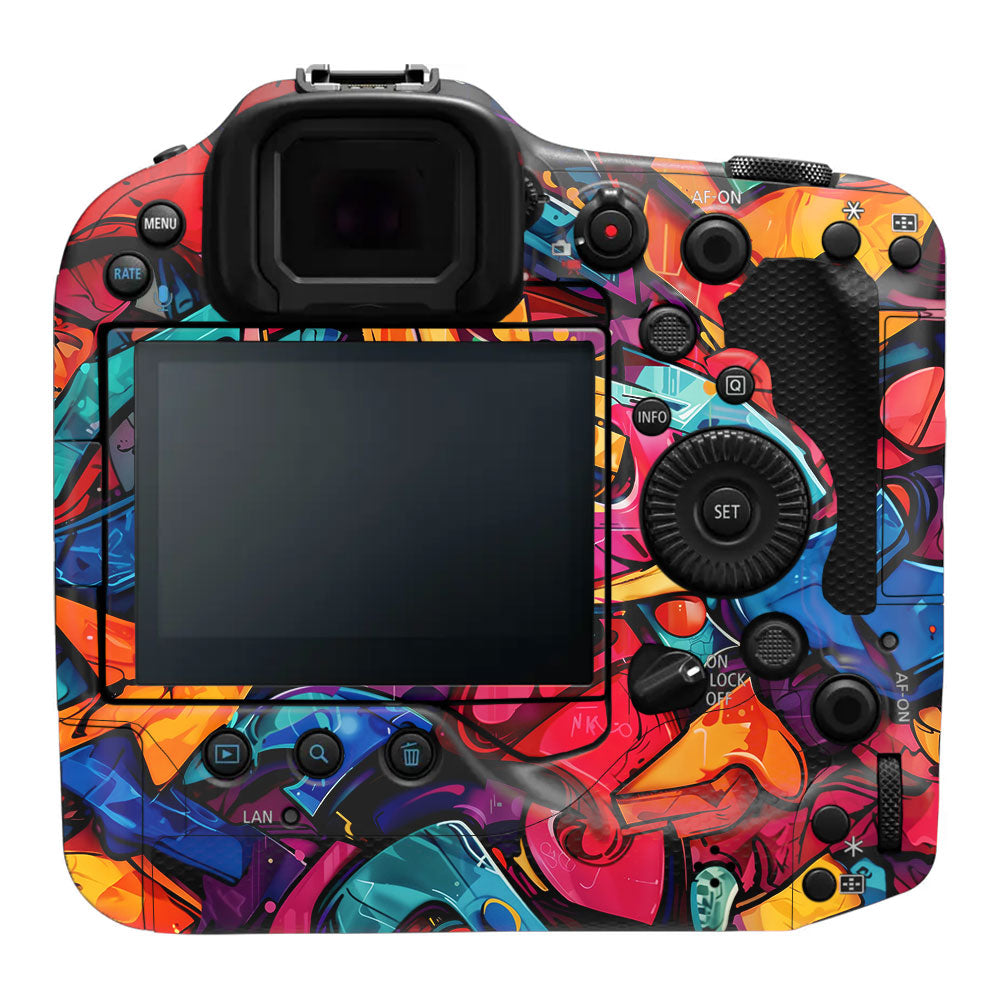Urban Graffiti Explosion Canon EOS R3 Camera Skin
