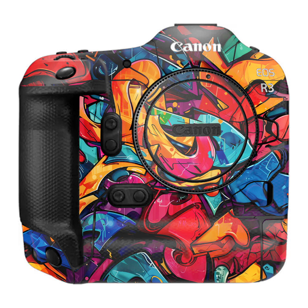 Urban Graffiti Explosion Canon EOS R3 Camera Skin