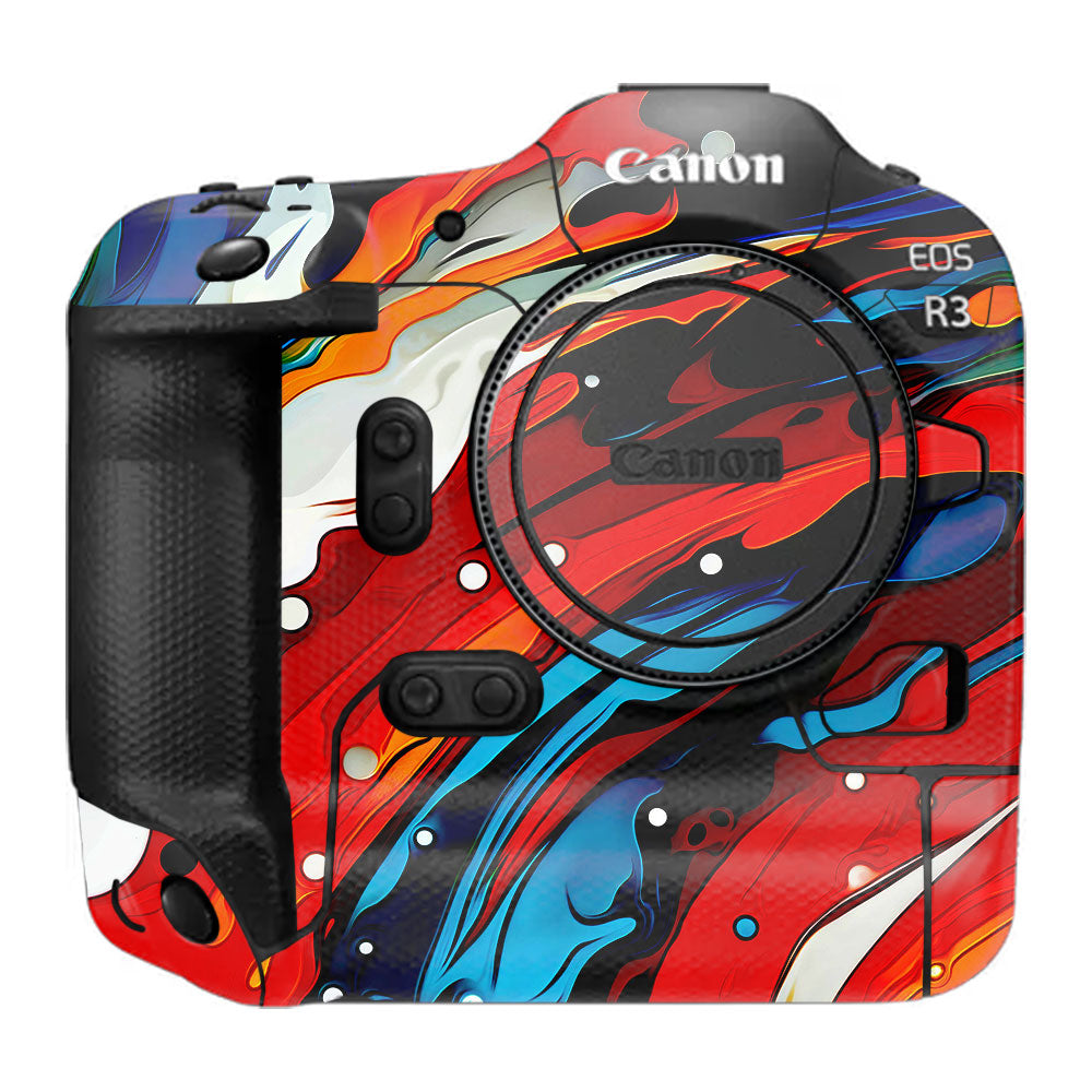 Fire & Ice Flow Canon EOS R3 Camera Skin