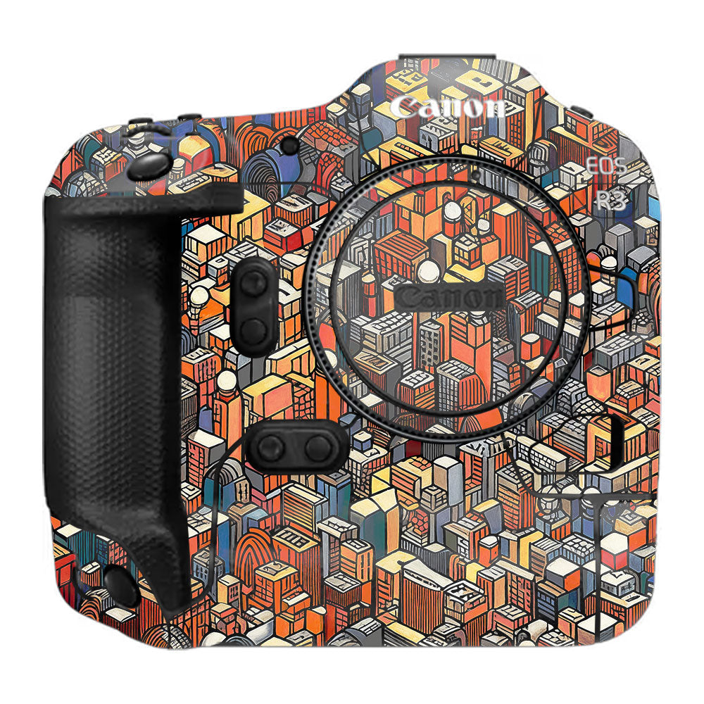 Isometric Cityscape Canon EOS R3 Camera Skin