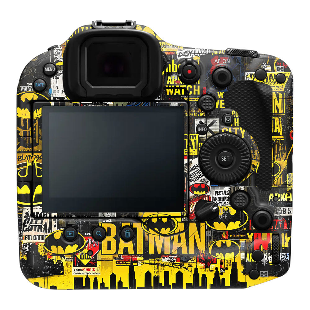 Batman Collage Canon EOS R3 Camera Skin