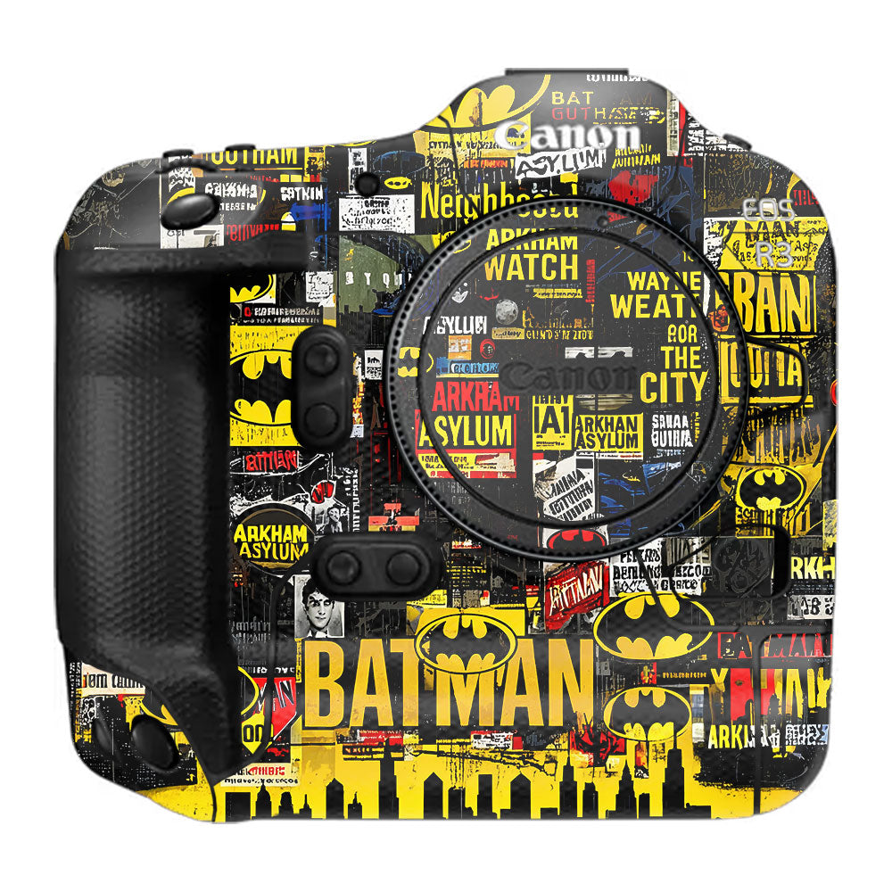 Batman Collage Canon EOS R3 Camera Skin