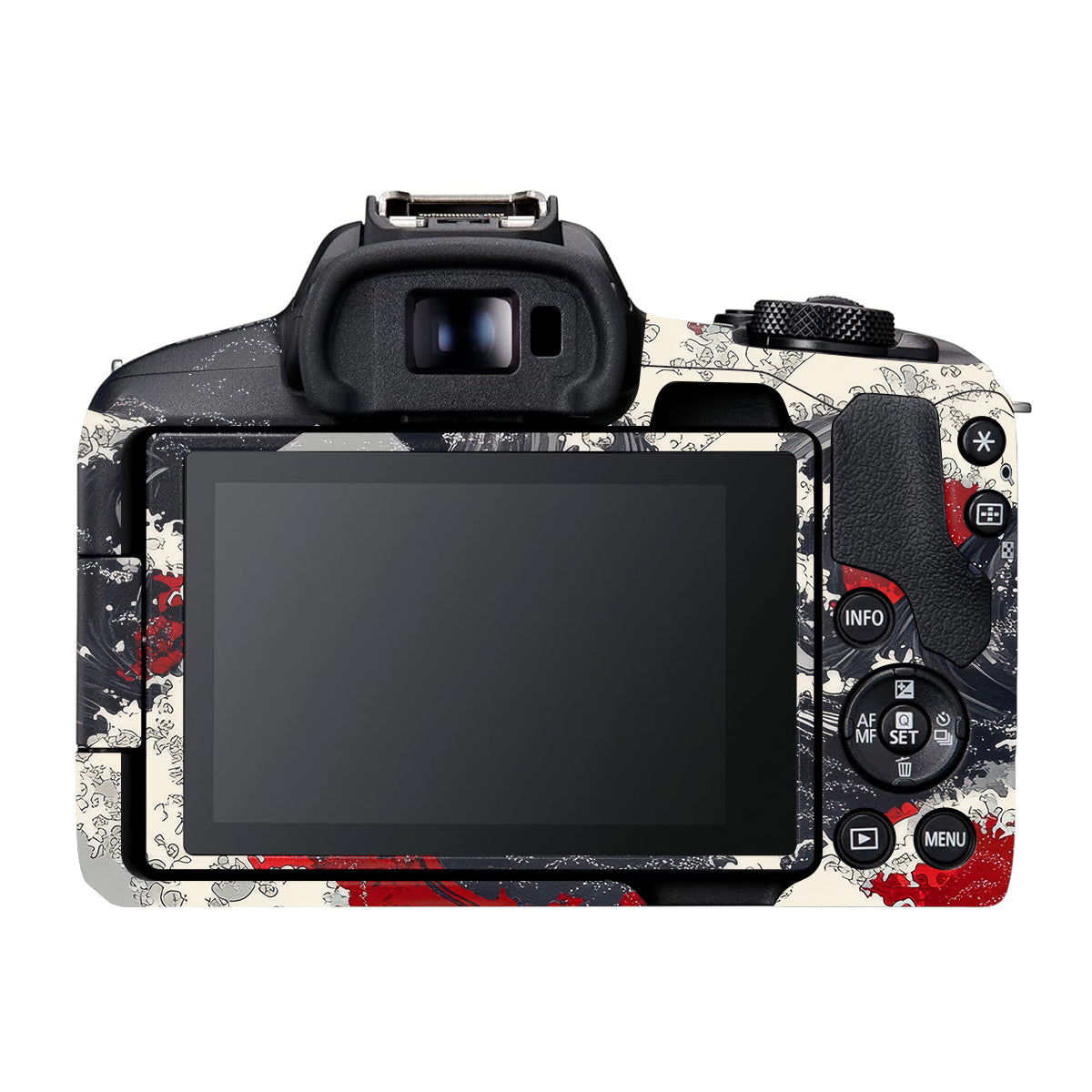 Abstract Waves Canon EOS R50 Camera Skin