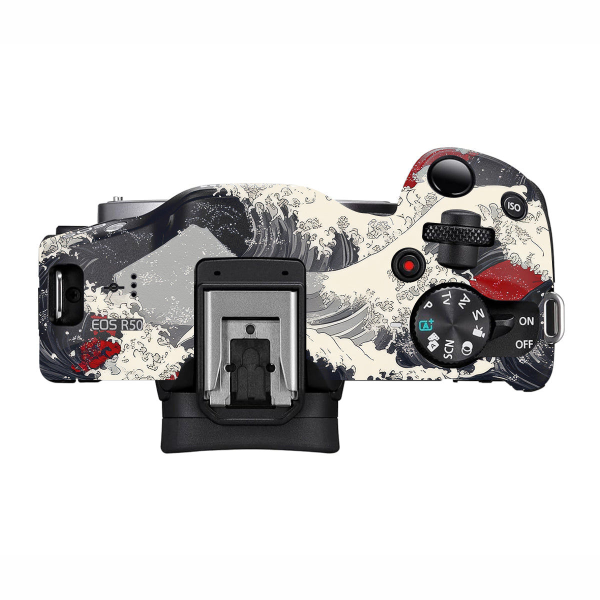 Abstract Waves Canon EOS R50 Camera Skin