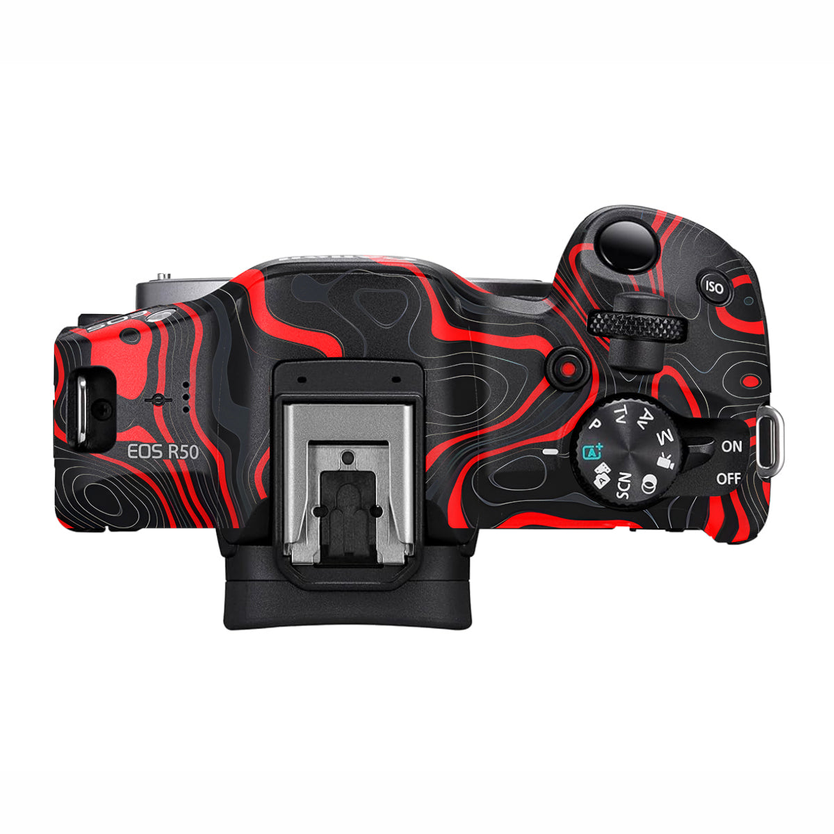 Crimson Waves Canon EOS R50 Camera Skin