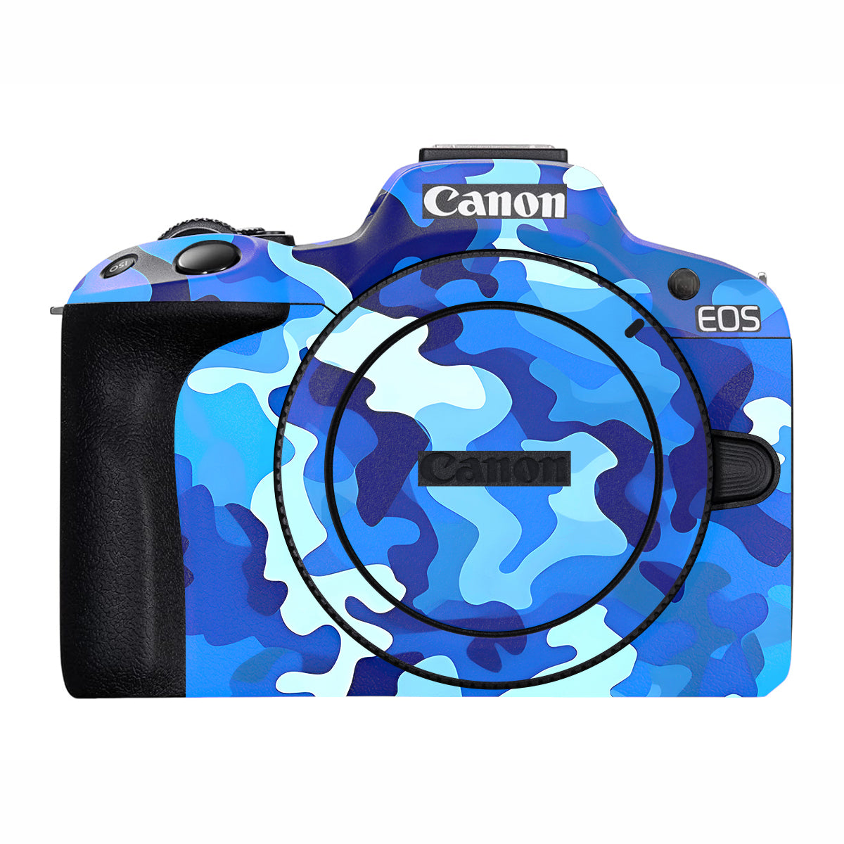 Arctic Blue Camo Pattern Canon EOS R50 Camera Skin