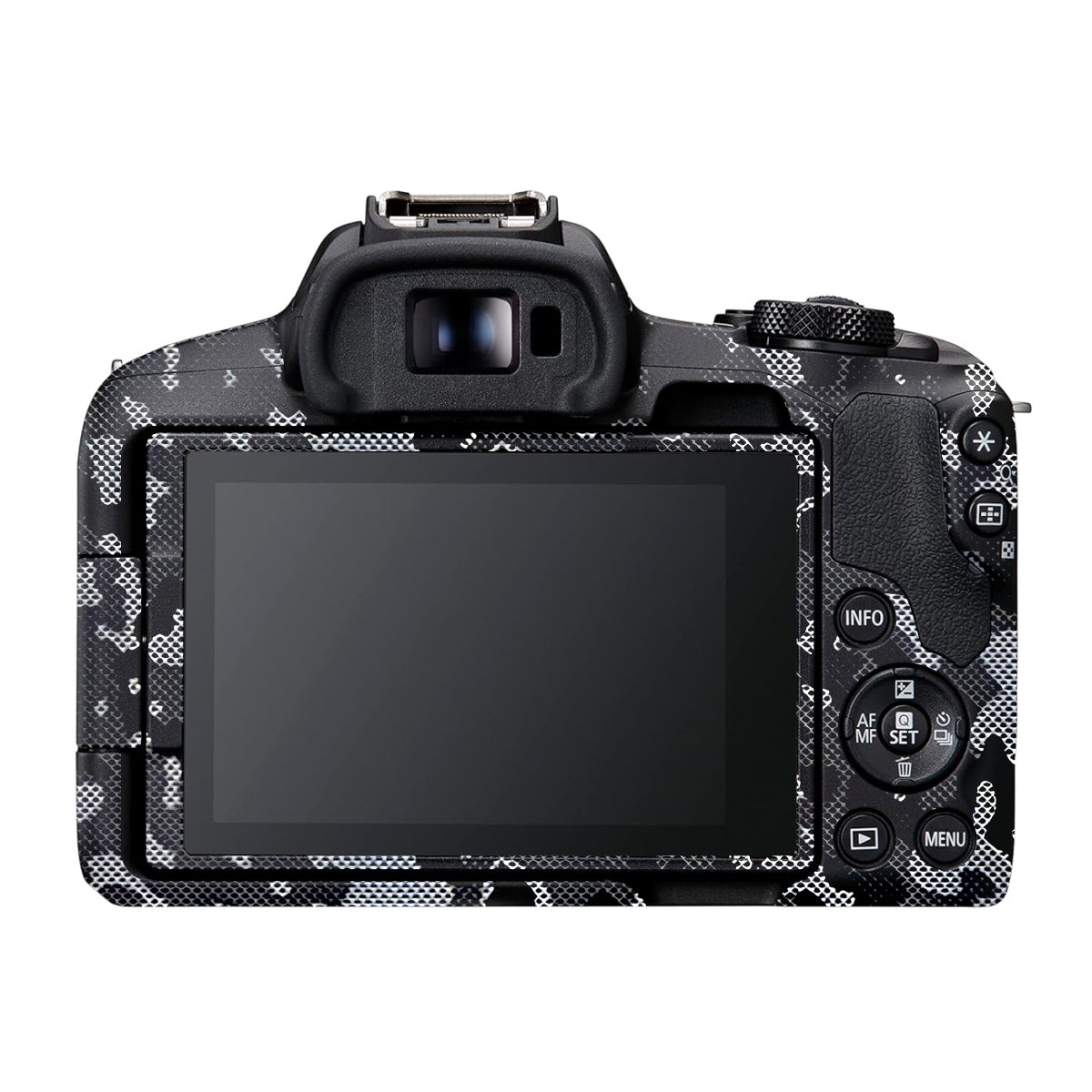 Stealth Grey Camo Canon EOS R50 Camera Skin