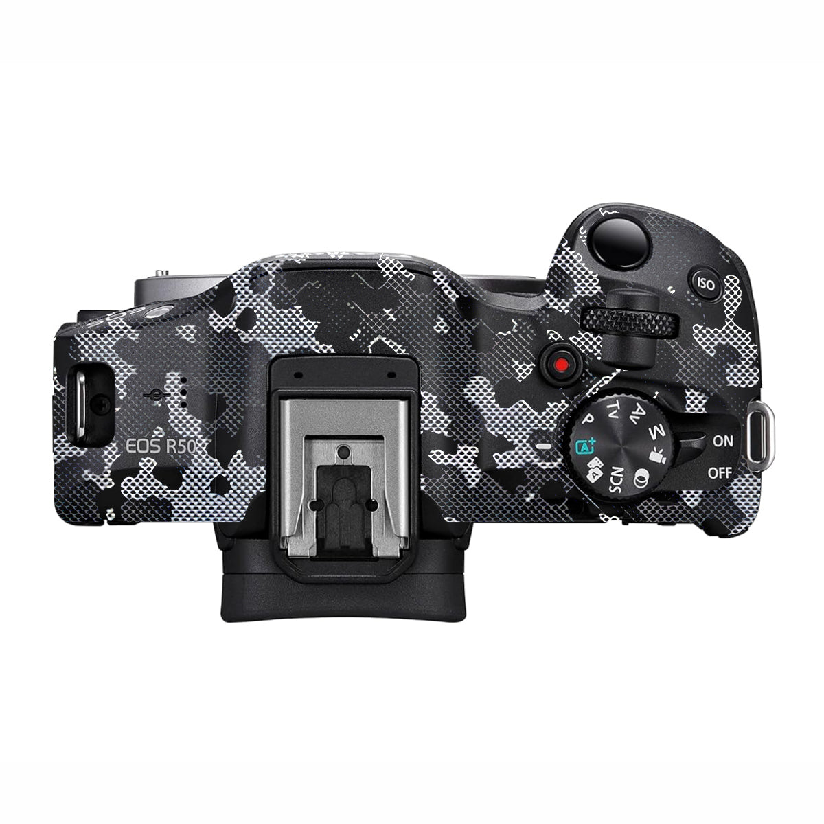 Stealth Grey Camo Canon EOS R50 Camera Skin
