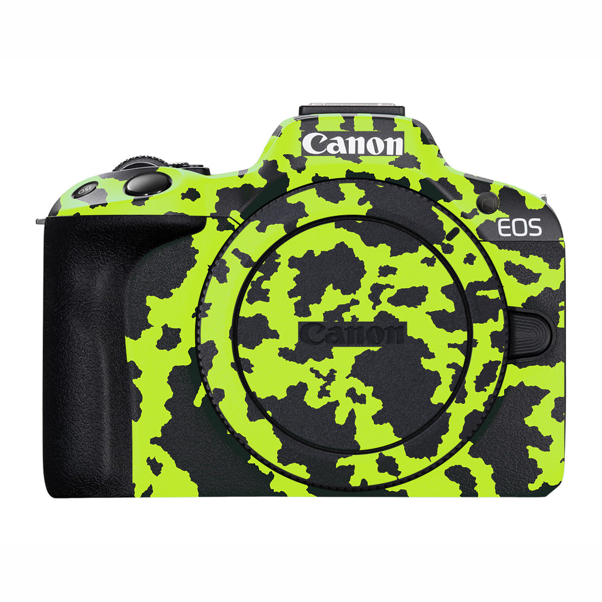 Neon Green Splatter Canon EOS R50 Camera Skin