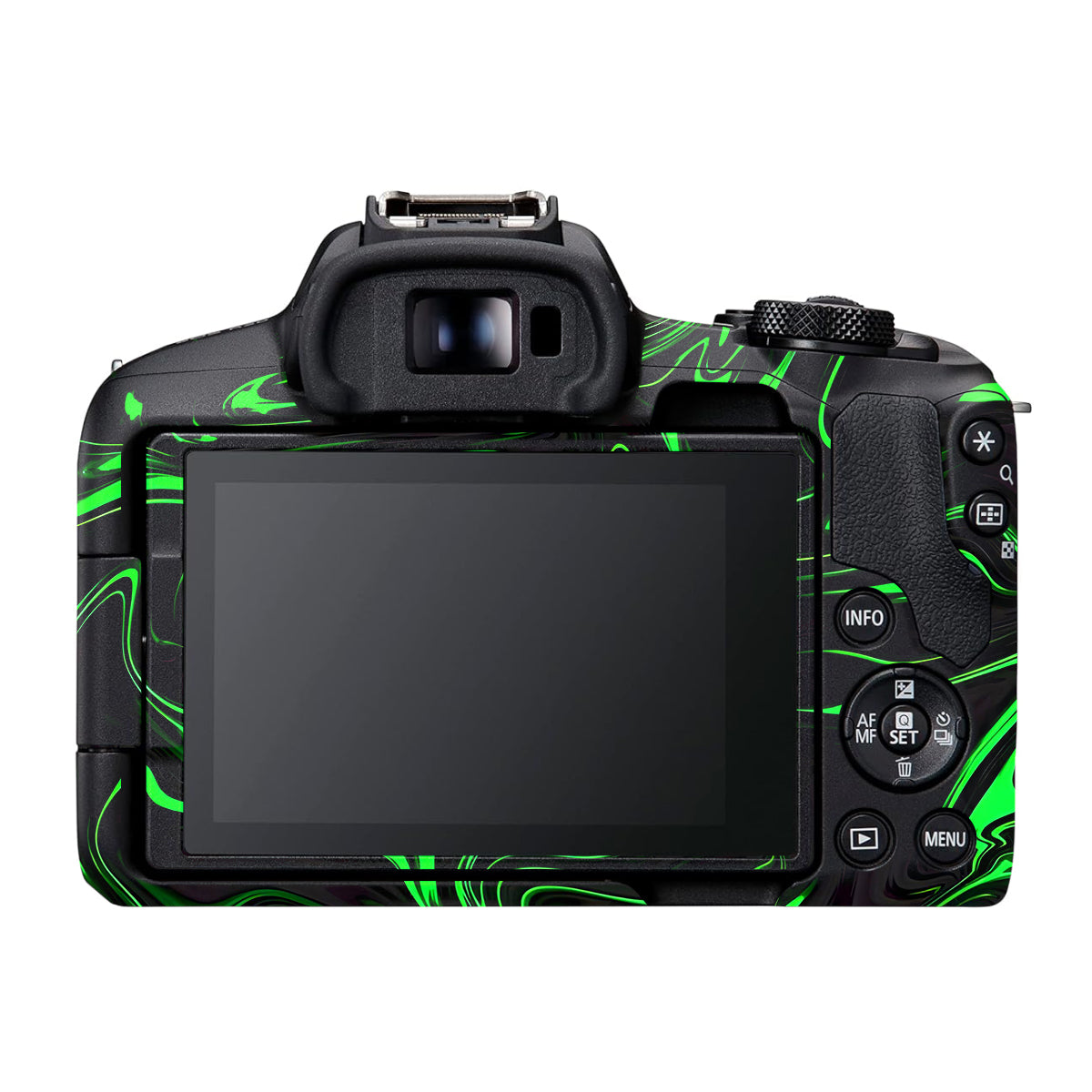Green Liquid Pattern Canon EOS R50 Camera Skin