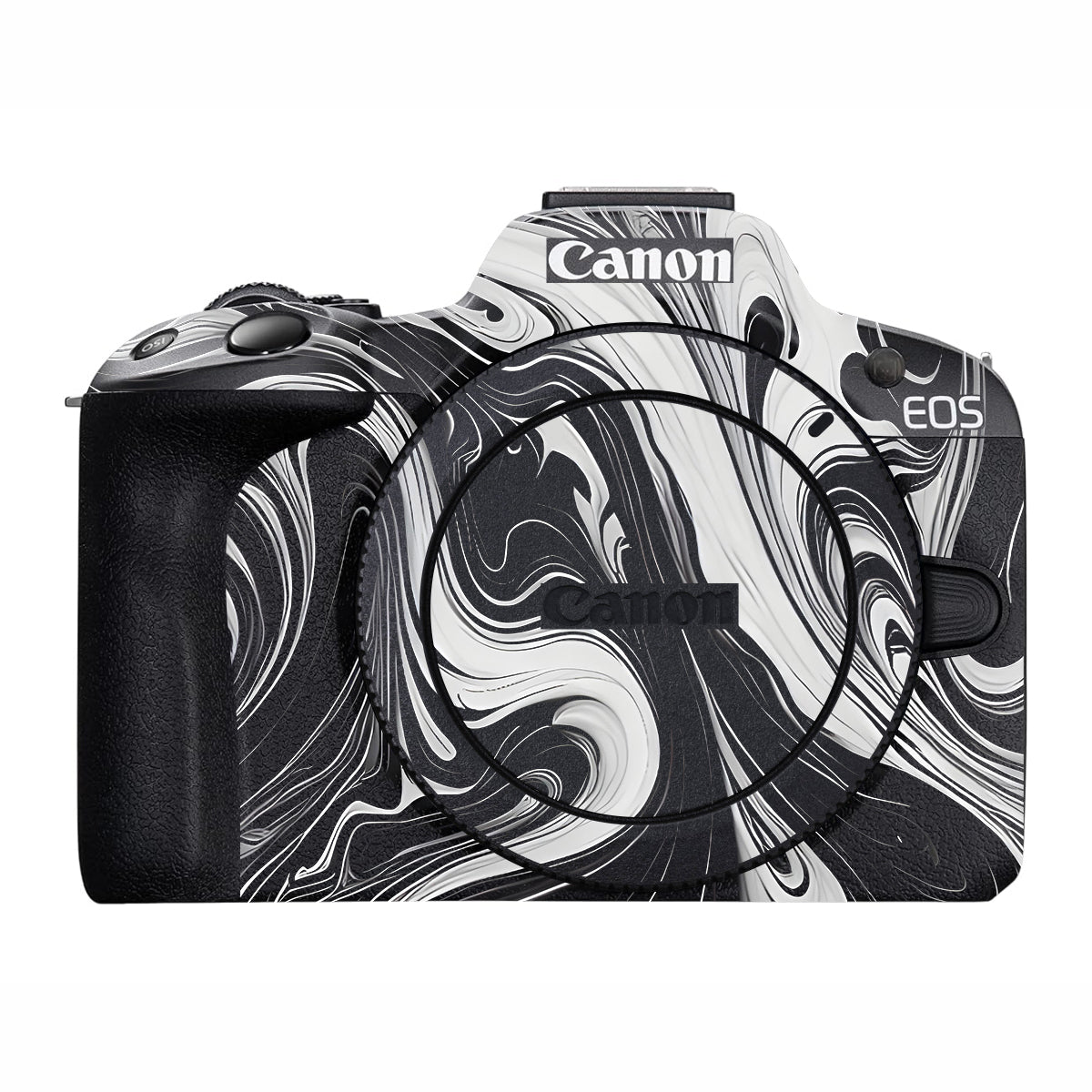 Black and White Marble Canon EOS R50 Camera Skin